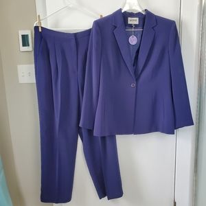 Kasper Dark Blue Matching 2 Piece Dress Suit 14P